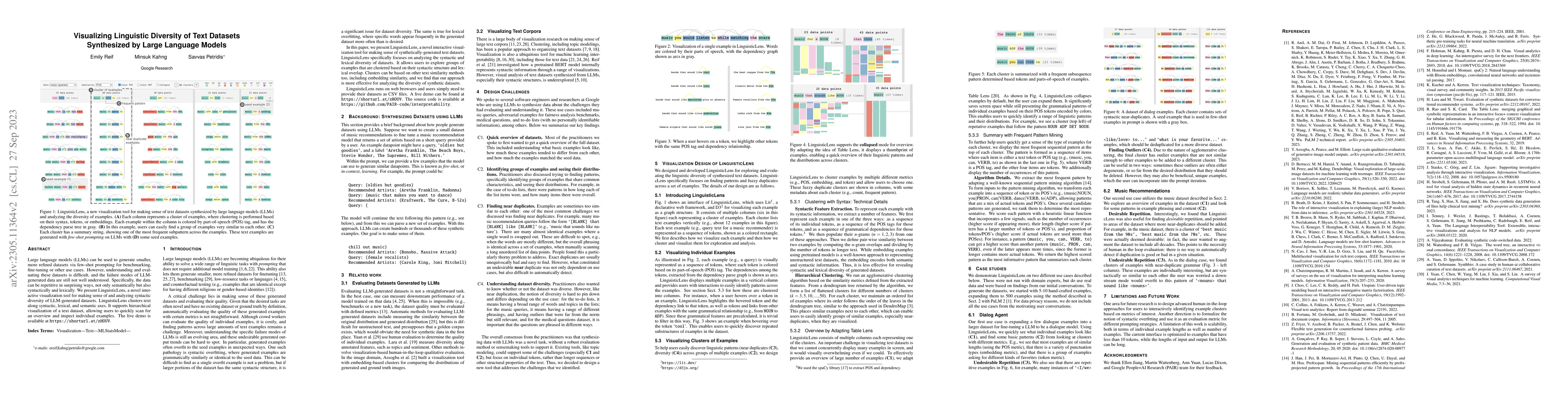 Thumbnail for Visualizing Linguistic Diversity of Text Datasets Synthesized by Large
  Language Models