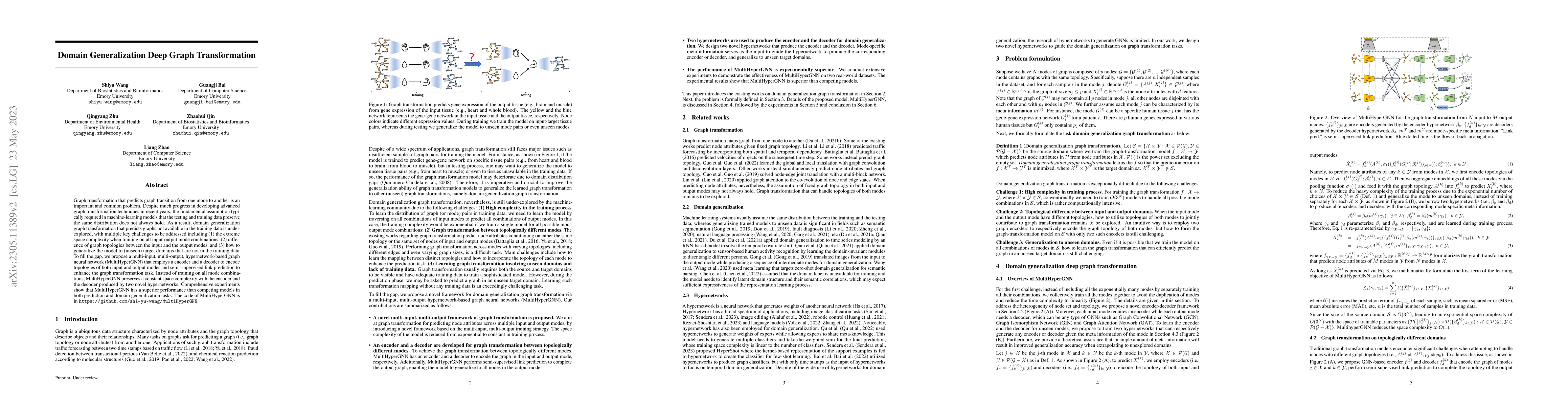 Thumbnail for Domain Generalization Deep Graph Transformation