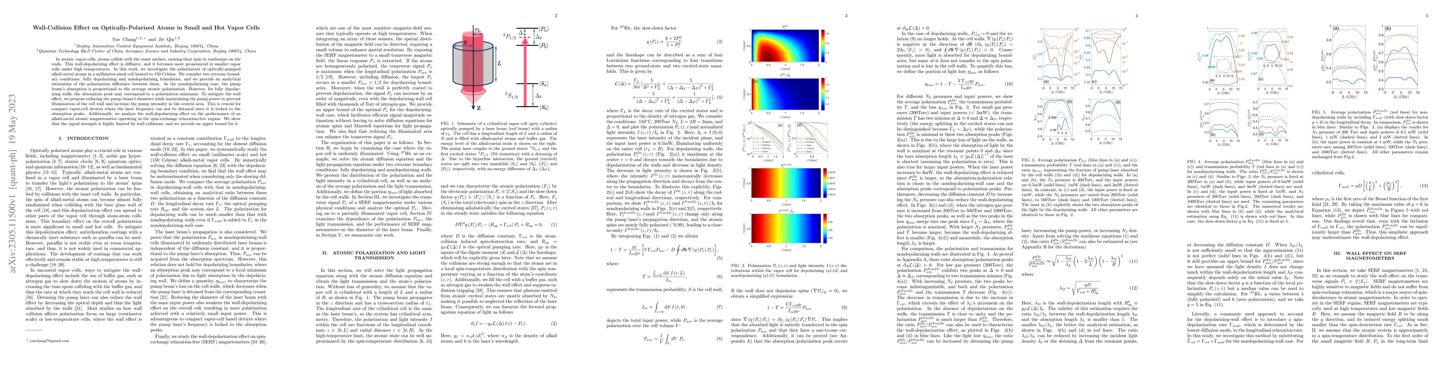 Thumbnail for Wall-Collision Effect on Optically-Polarized Atoms in Small and Hot
  Vapor Cells