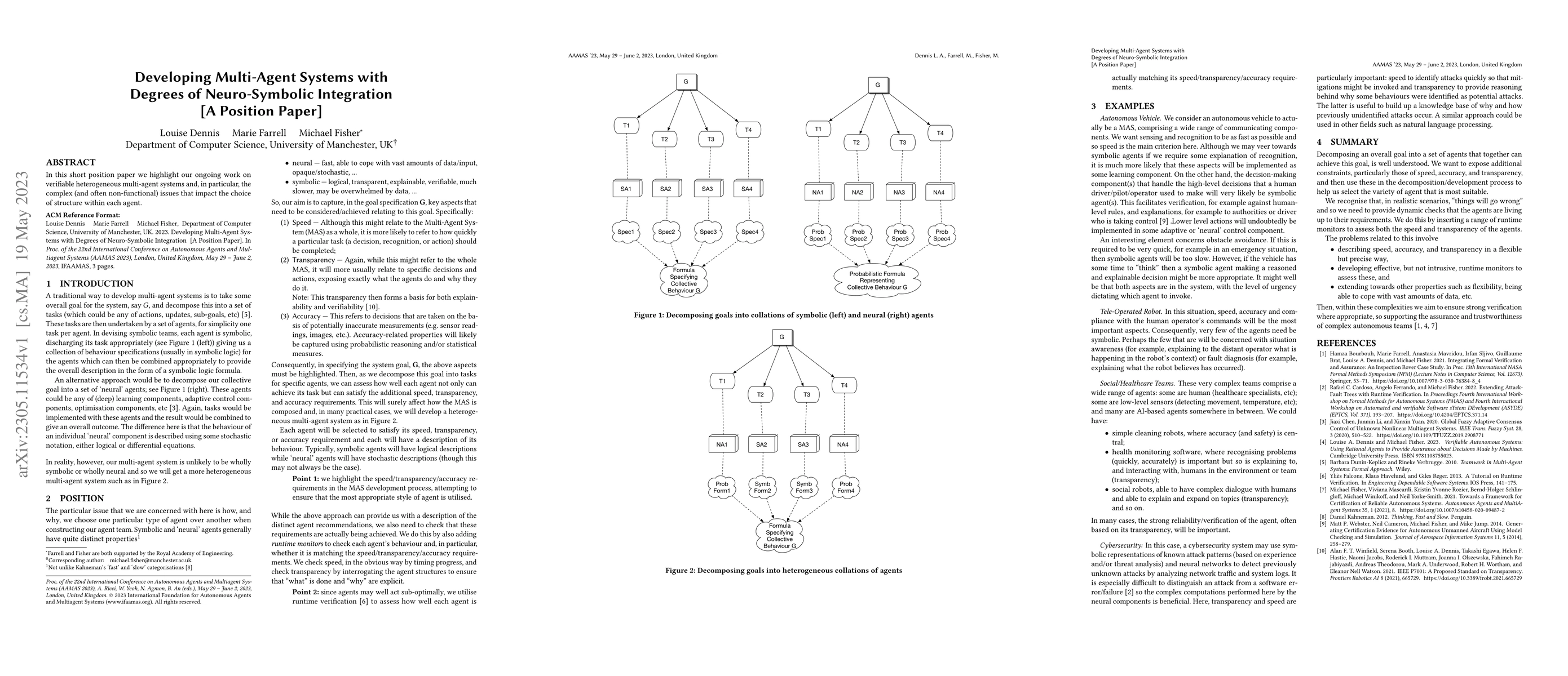 Thumbnail for Developing Multi-Agent Systems with Degrees of Neuro-Symbolic
  Integration [A Position Paper]