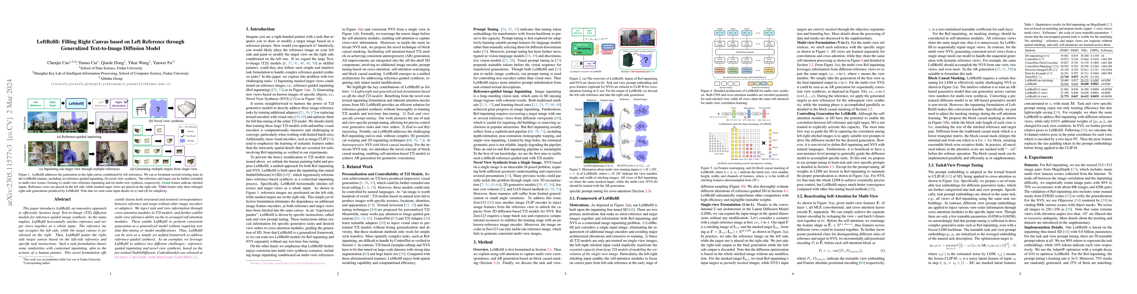 Thumbnail for LeftRefill: Filling Right Canvas based on Left Reference through
  Generalized Text-to-Image Diffusion Model