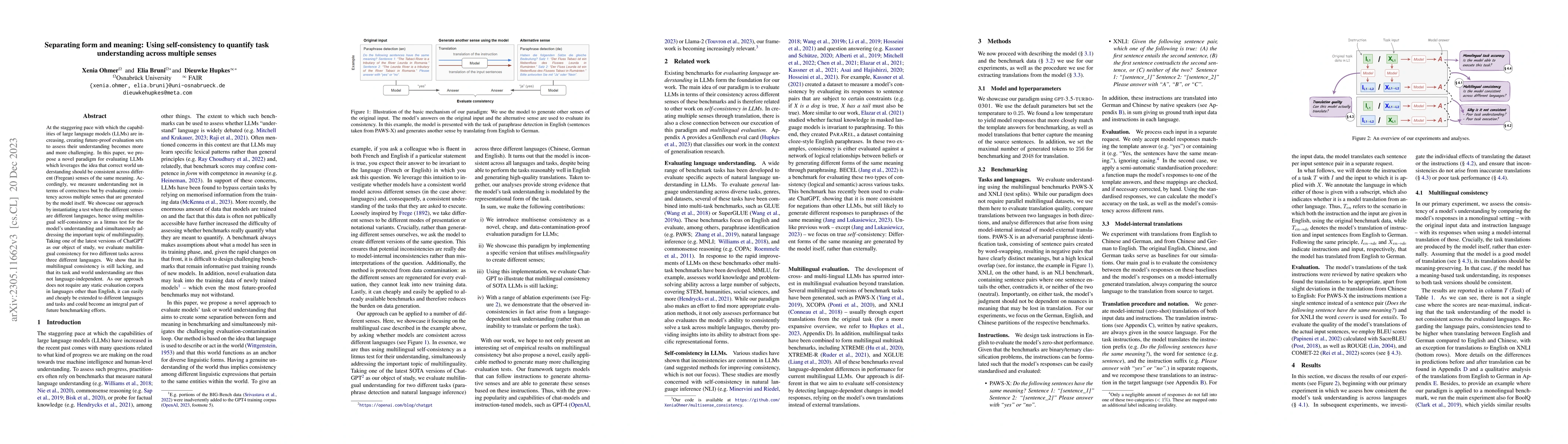 Thumbnail for Separating form and meaning: Using self-consistency to quantify task
  understanding across multiple senses
