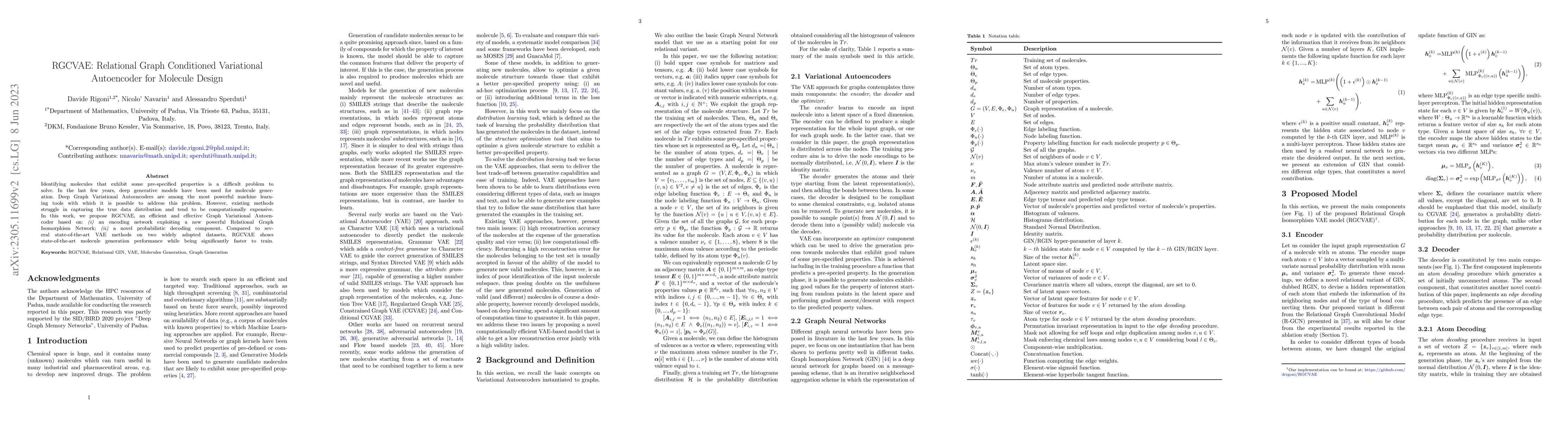 Thumbnail for RGCVAE: Relational Graph Conditioned Variational Autoencoder for
  Molecule Design