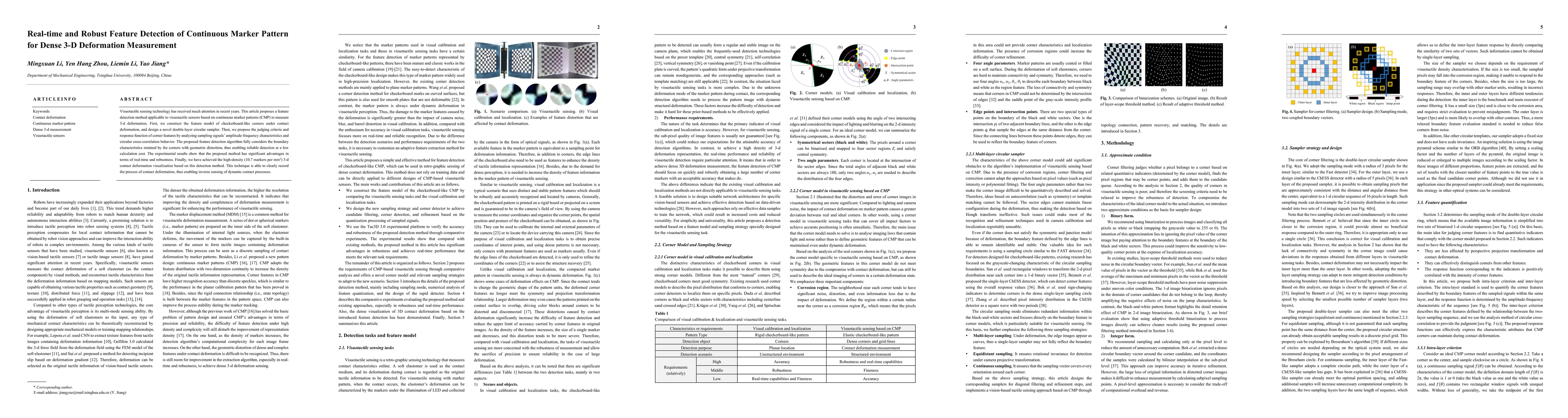 Thumbnail for Real-time and Robust Feature Detection of Continuous Marker Pattern for
  Dense 3-D Deformation Measurement