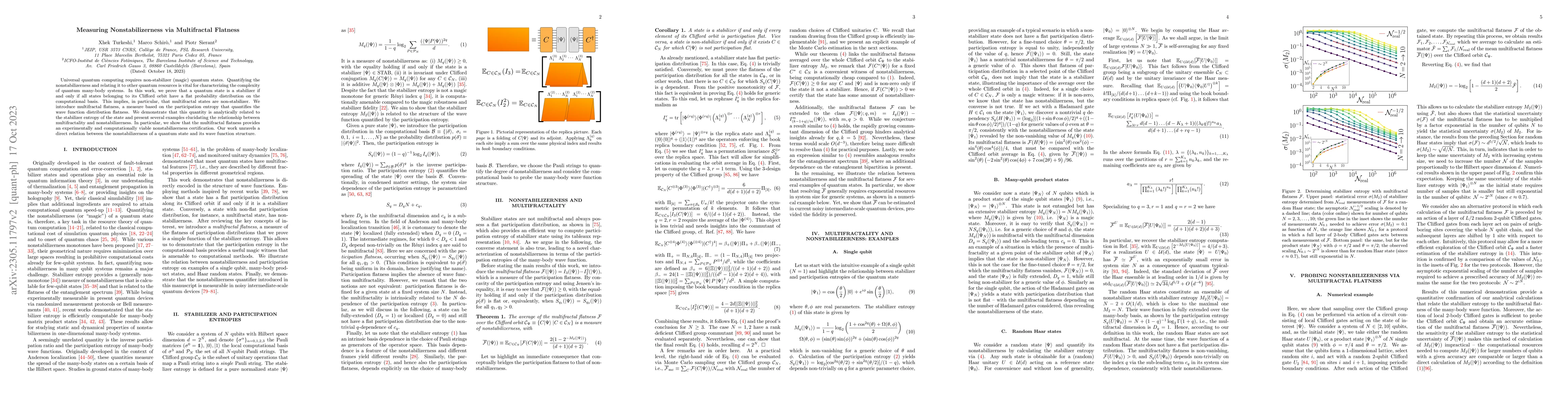 Thumbnail for Measuring nonstabilizerness via multifractal flatness