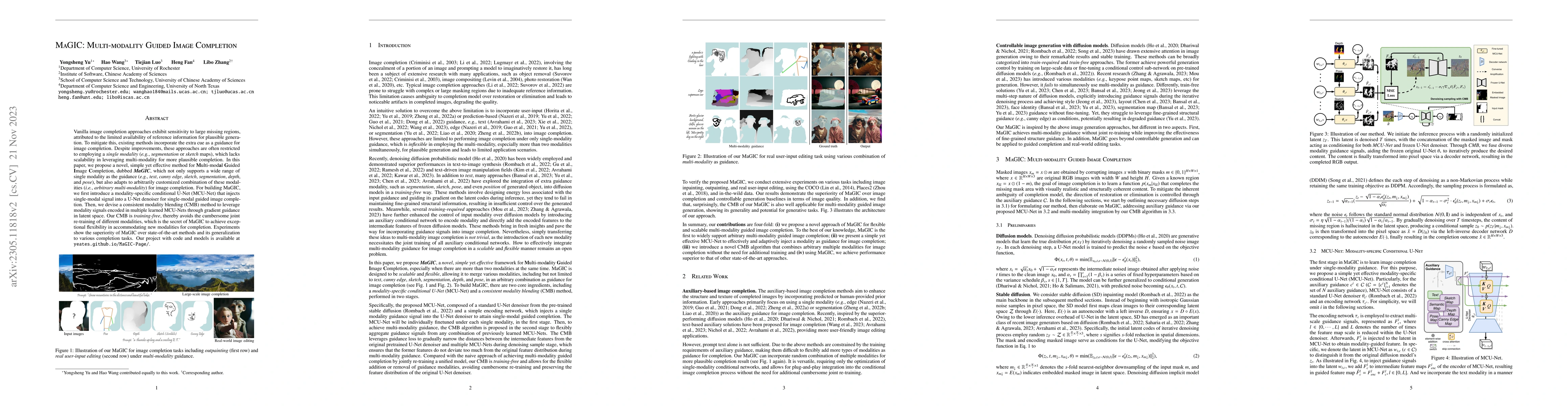 Thumbnail for MaGIC: Multi-modality Guided Image Completion