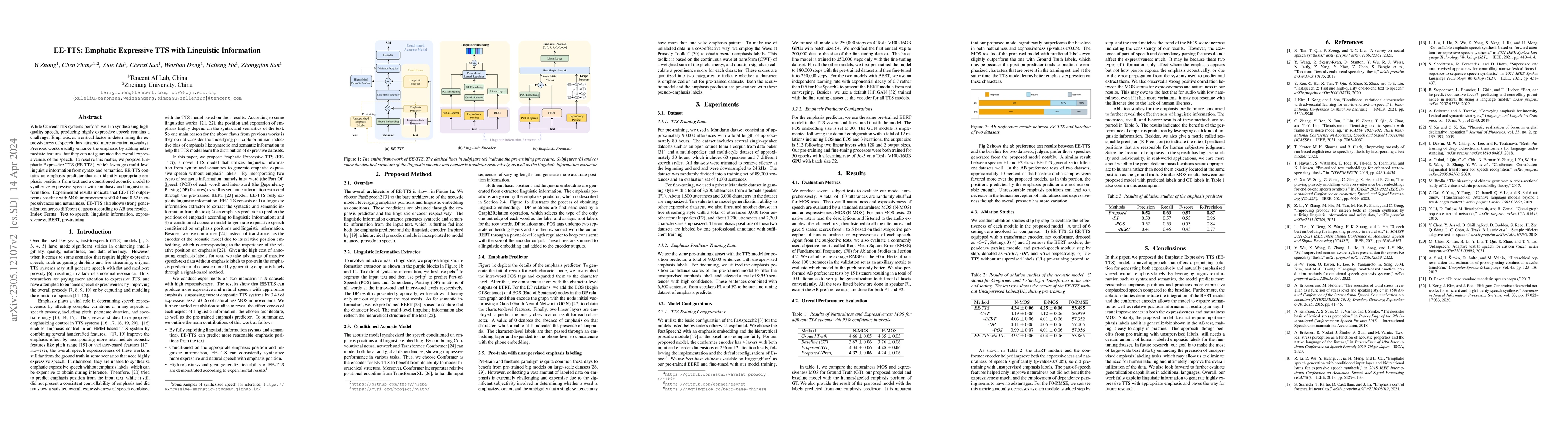 Thumbnail for EE-TTS: Emphatic Expressive TTS with Linguistic Information