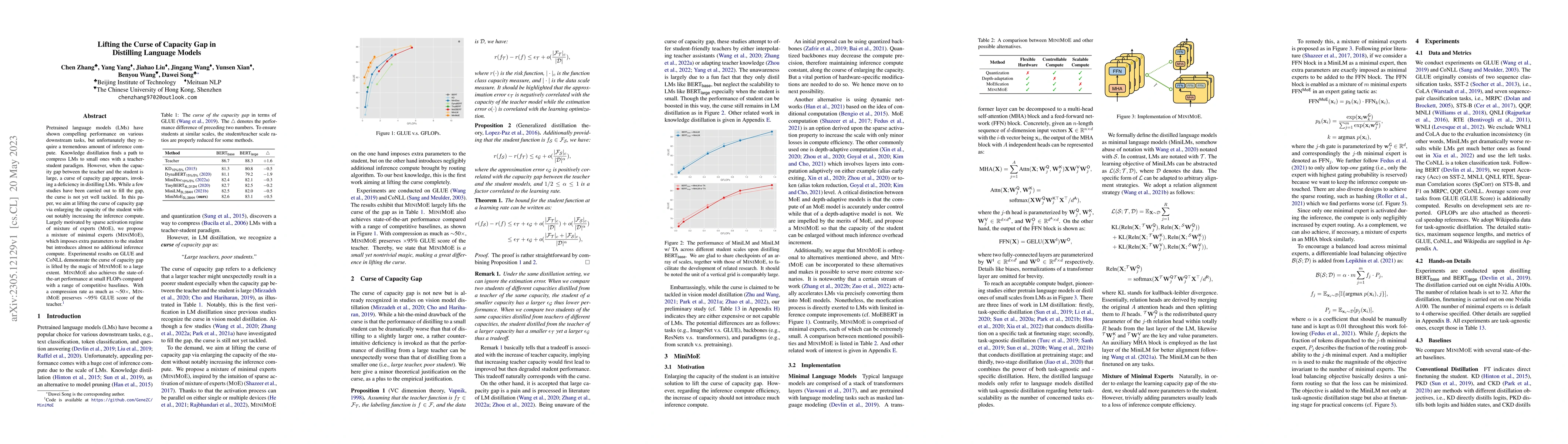 Thumbnail for Lifting the Curse of Capacity Gap in Distilling Language Models