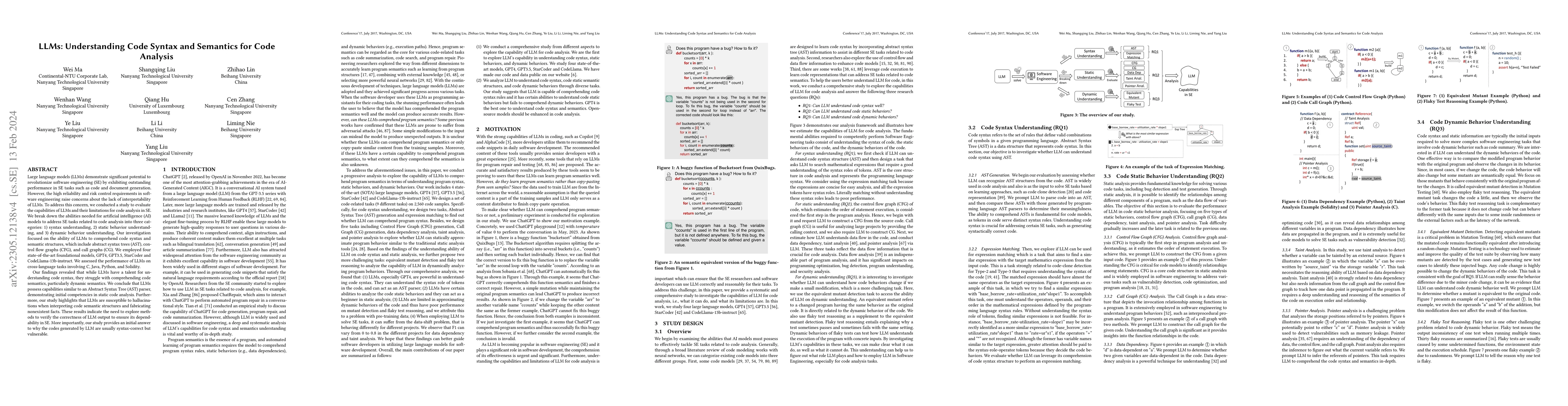 Thumbnail for LMs: Understanding Code Syntax and Semantics for Code Analysis