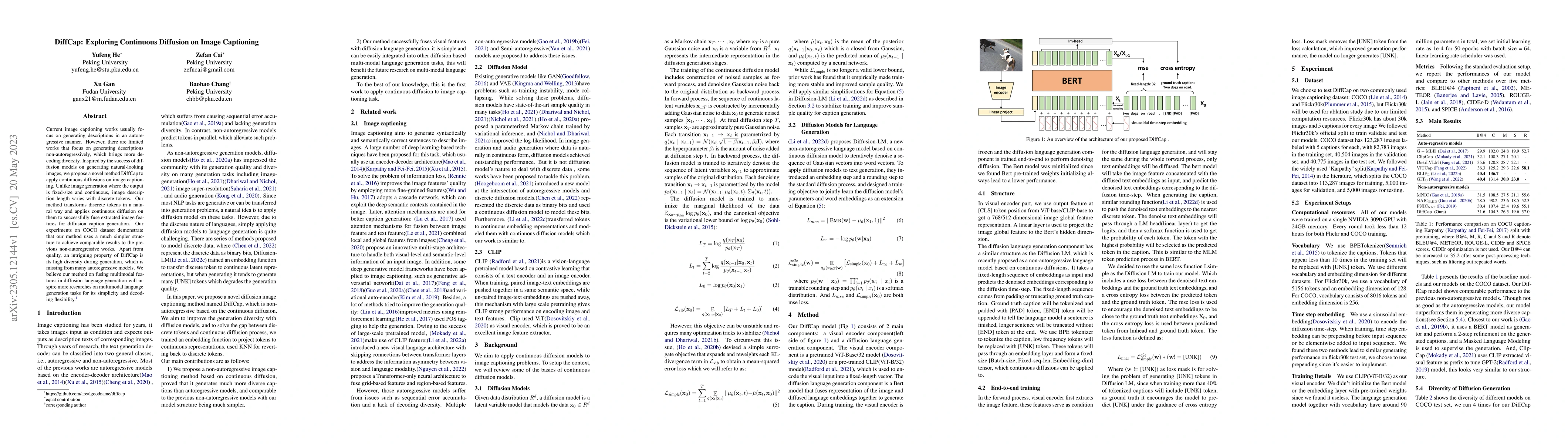Thumbnail for DiffCap: Exploring Continuous Diffusion on Image Captioning