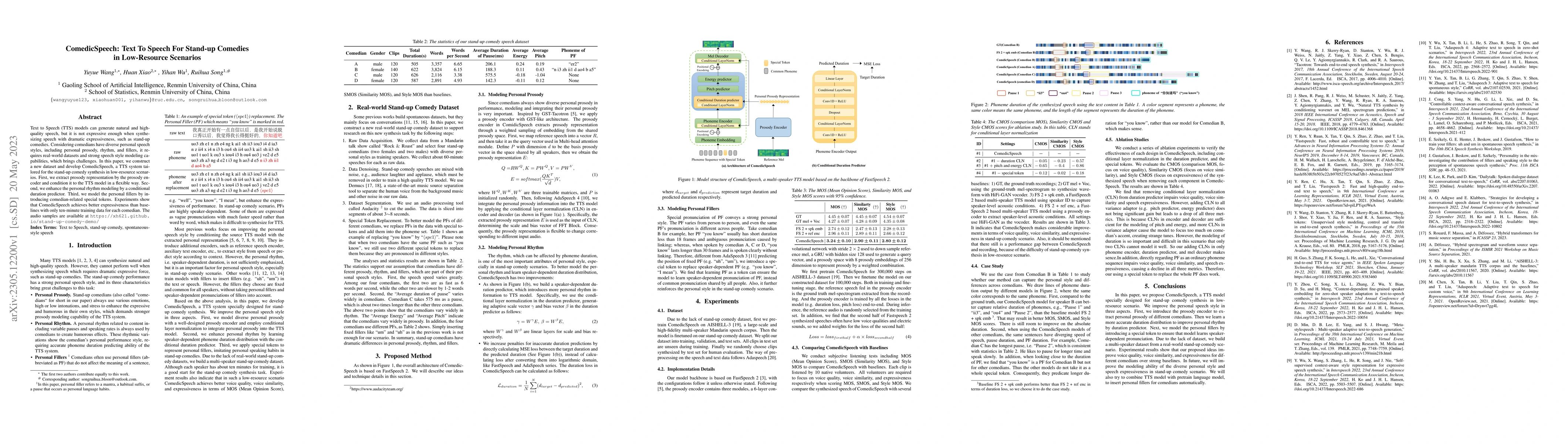 Thumbnail for ComedicSpeech: Text To Speech For Stand-up Comedies in Low-Resource
  Scenarios