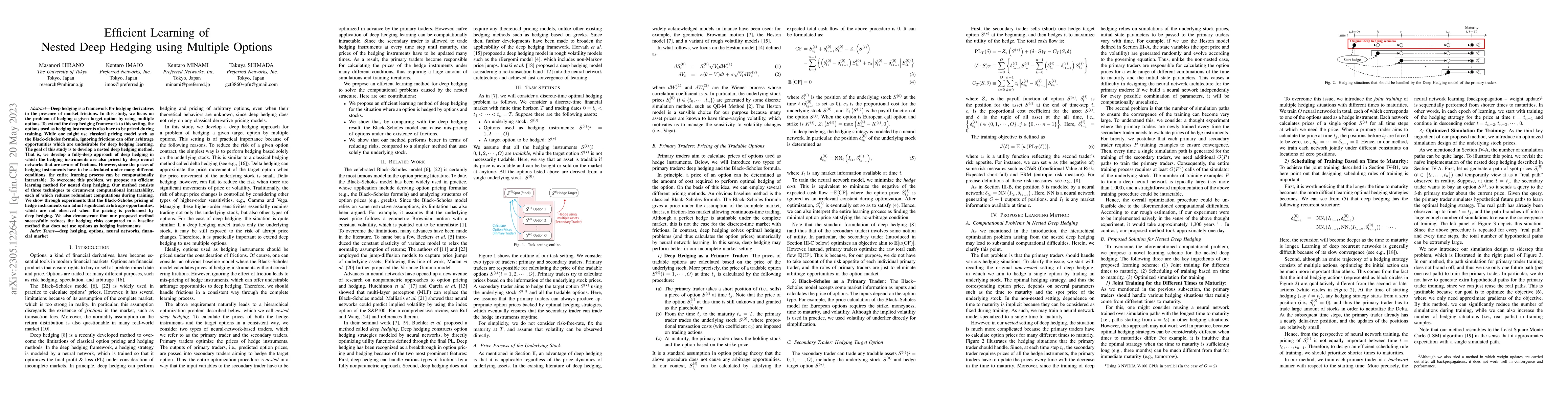 Thumbnail for Efficient Learning of Nested Deep Hedging using Multiple Options