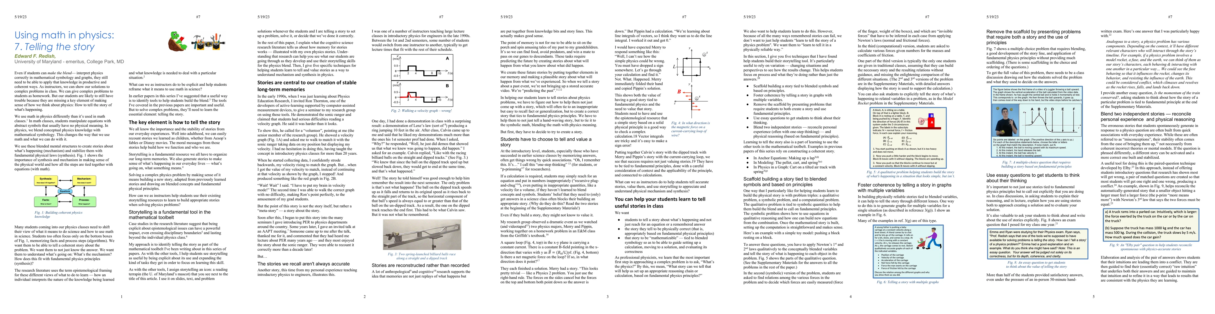 Thumbnail for Using math in physics: 7. Telling the story