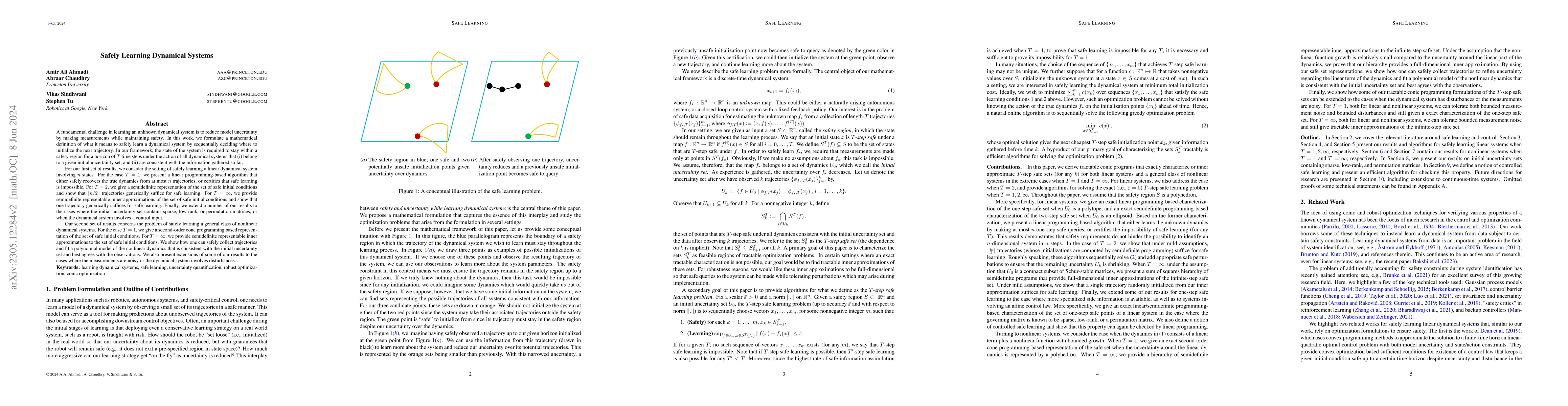 Thumbnail for Safely Learning Dynamical Systems