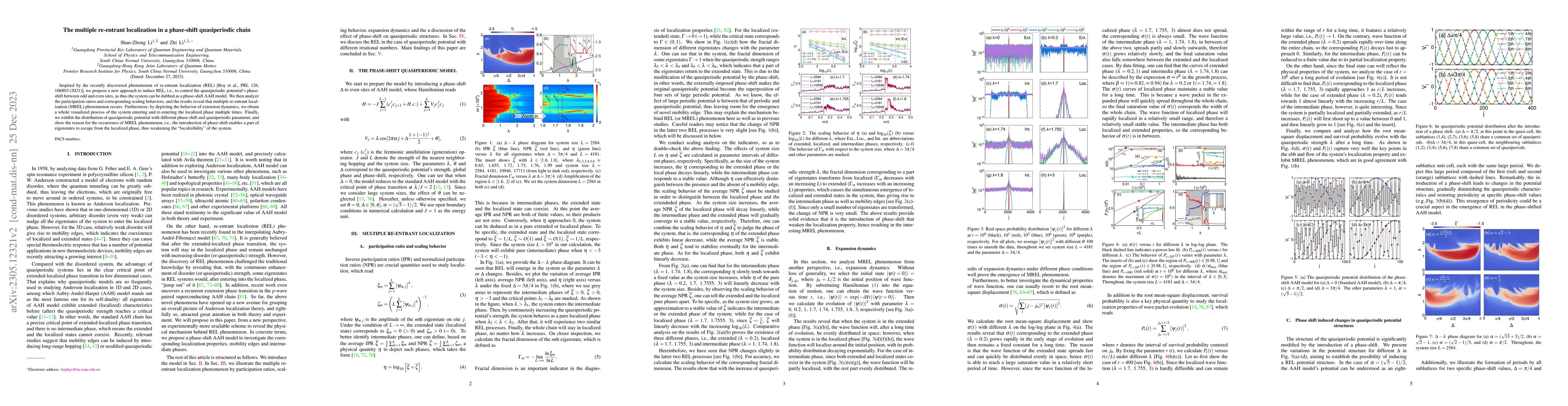 Thumbnail for The multiple re-entrant localization in a phase-shift quasiperiodic
  chain