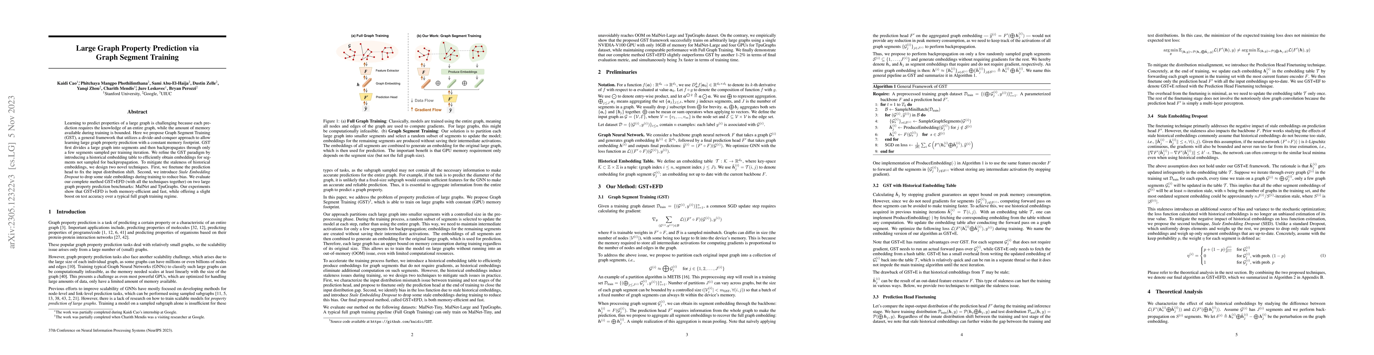 Thumbnail for Learning Large Graph Property Prediction via Graph Segment Training