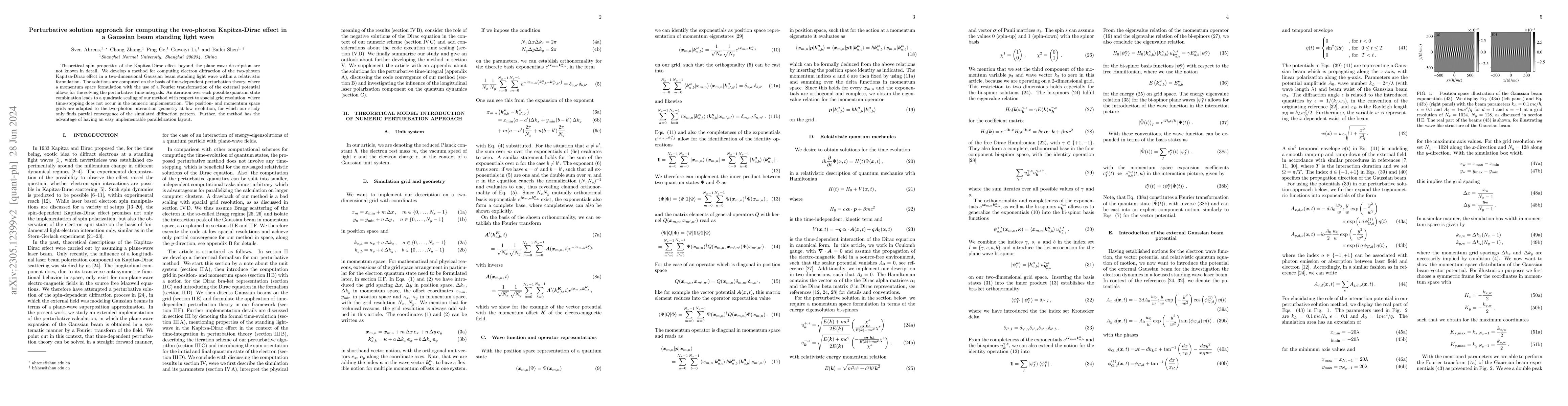Thumbnail for Perturbative solution approach for computing the two-photon
  Kapitza-Dirac effect in a Gaussian beam standing light wave