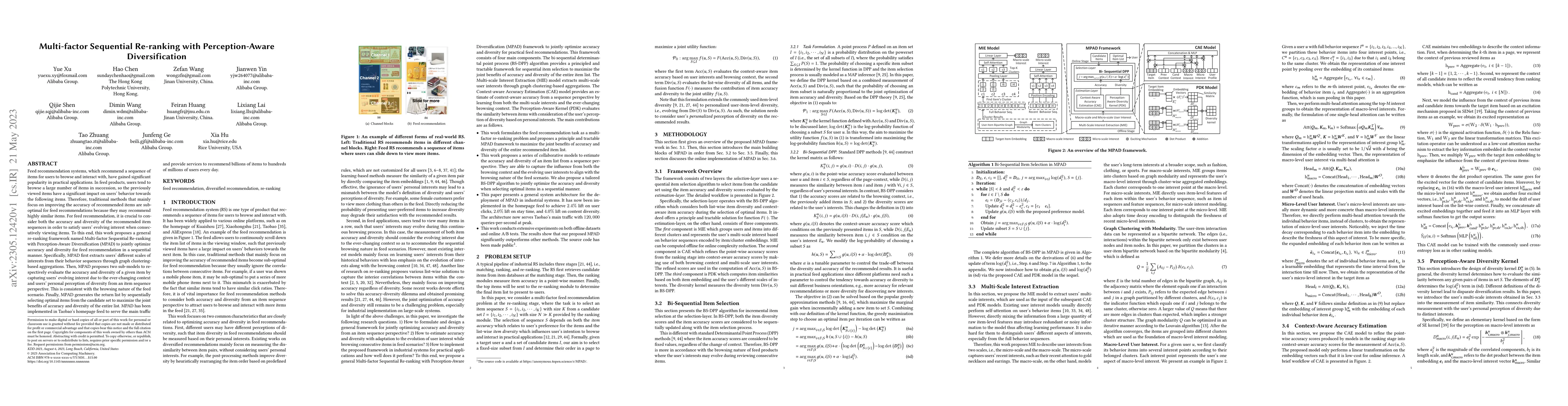 Thumbnail for Multi-factor Sequential Re-ranking with Perception-Aware Diversification