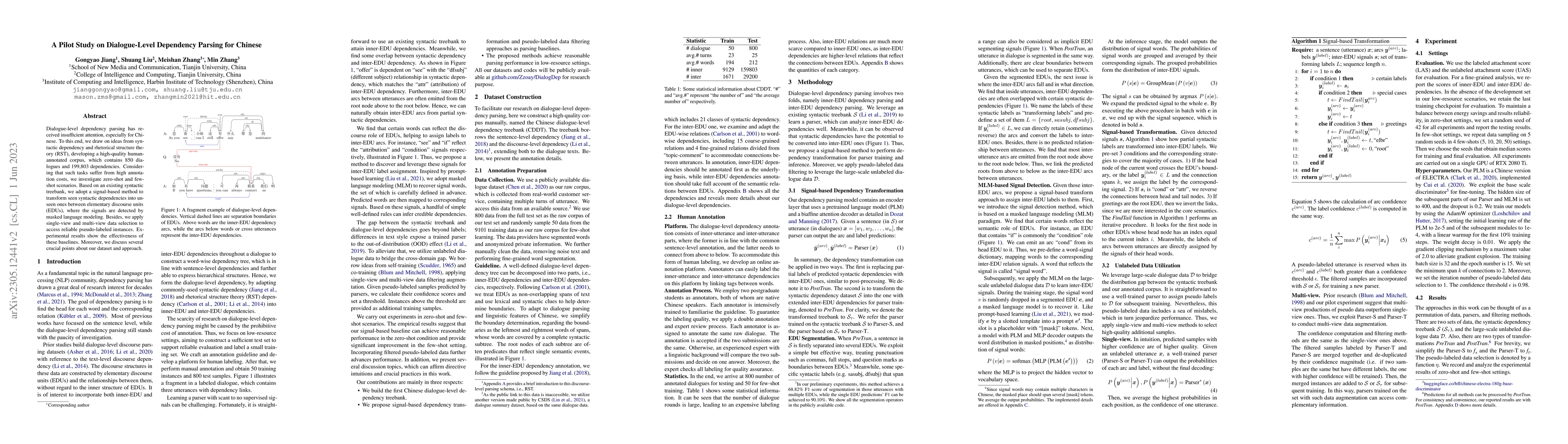 Thumbnail for A Pilot Study on Dialogue-Level Dependency Parsing for Chinese