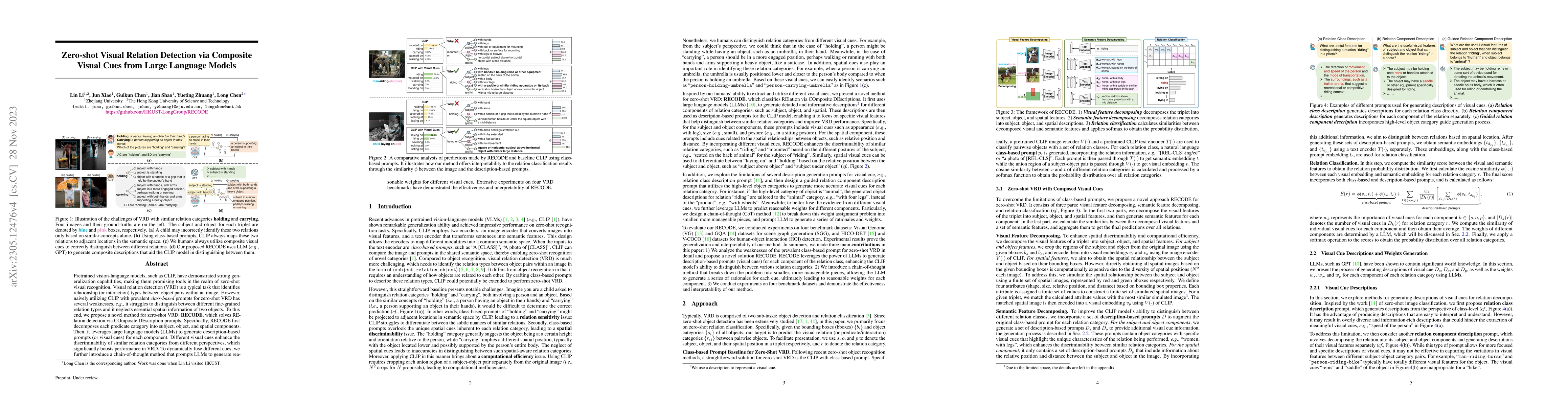 Thumbnail for Zero-shot Visual Relation Detection via Composite Visual Cues from Large
  Language Models