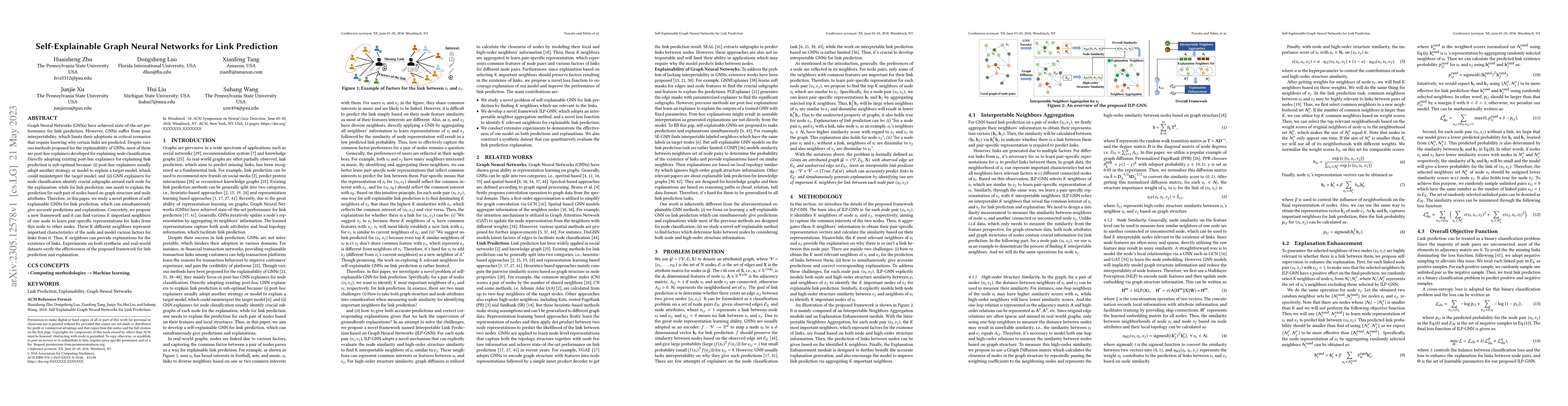 Thumbnail for Self-Explainable Graph Neural Networks for Link Prediction