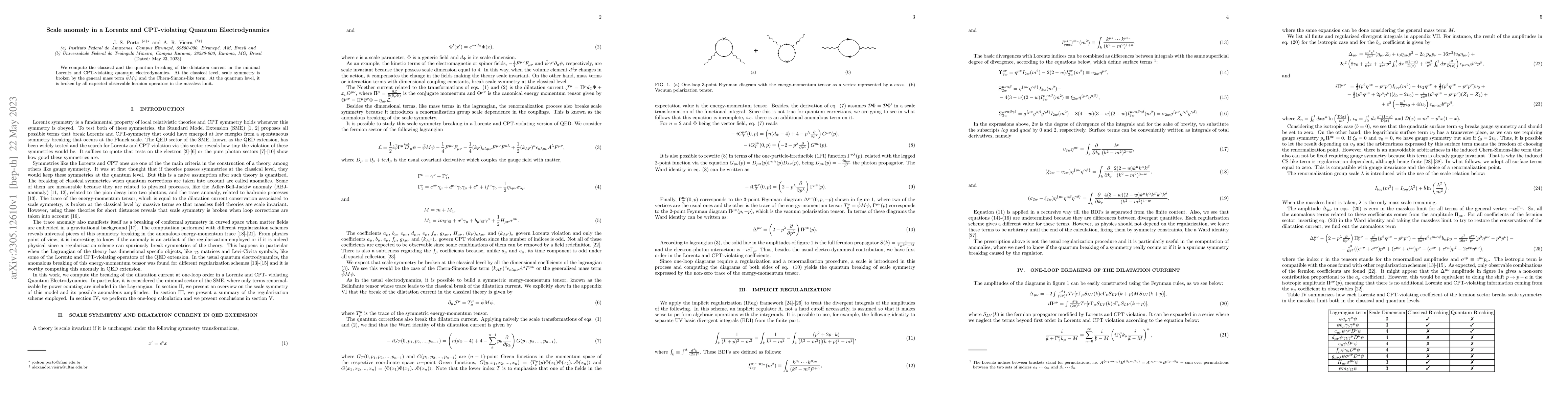 Thumbnail for Scale anomaly in a Lorentz and CPT-violating Quantum Electrodynamics