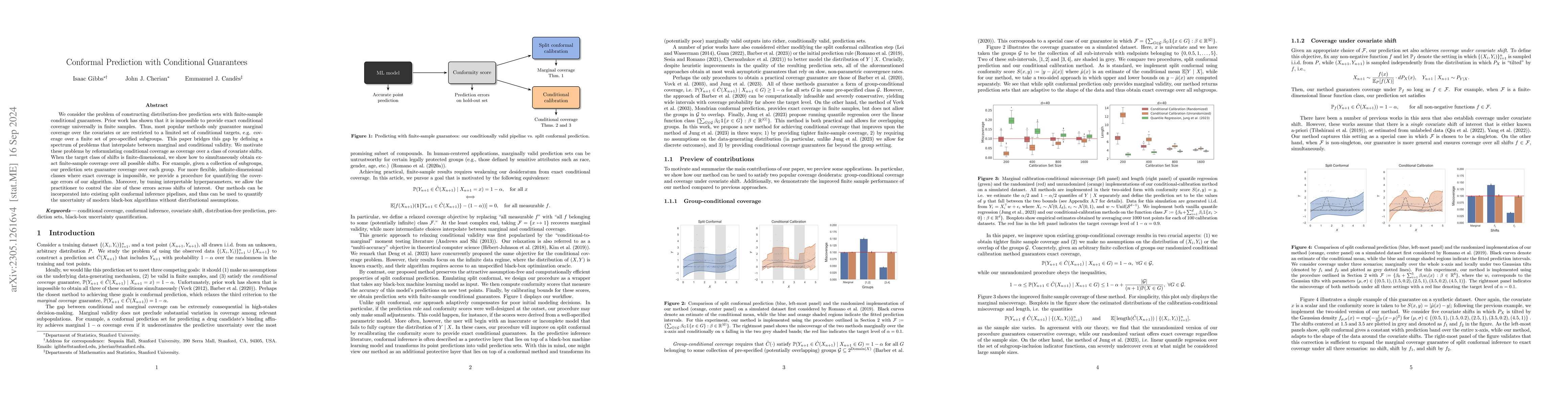 Thumbnail for Conformal Prediction With Conditional Guarantees