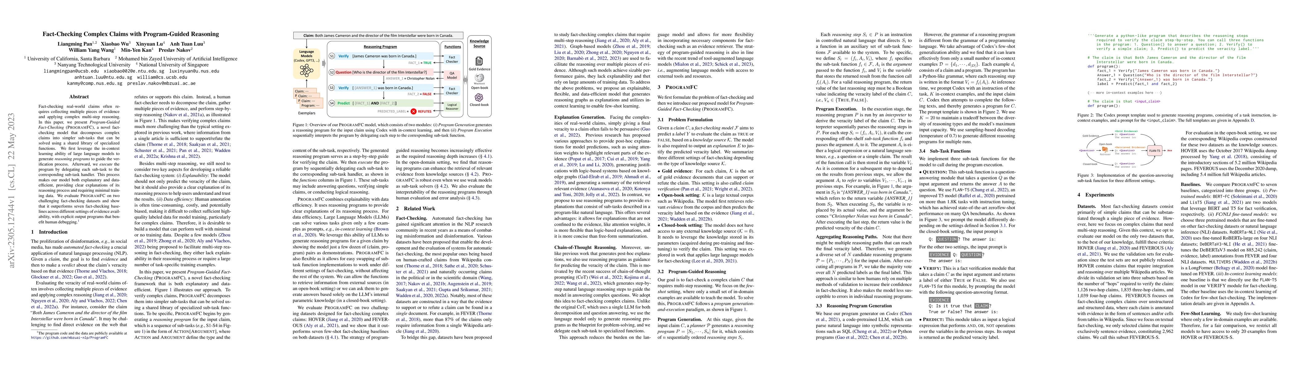 Thumbnail for Fact-Checking Complex Claims with Program-Guided Reasoning