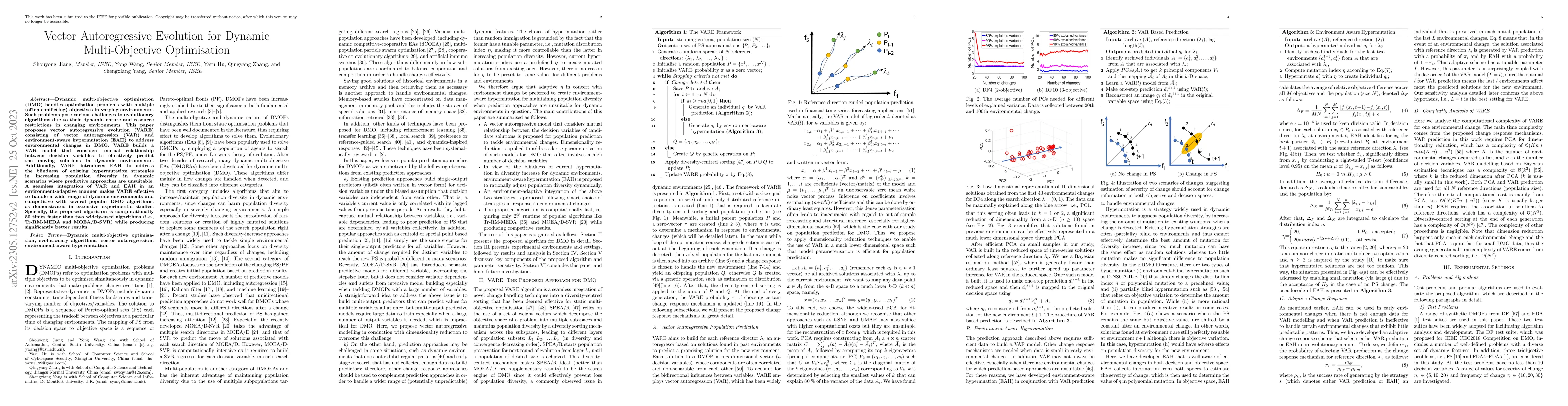 Thumbnail for Vector Autoregressive Evolution for Dynamic Multi-Objective Optimisation