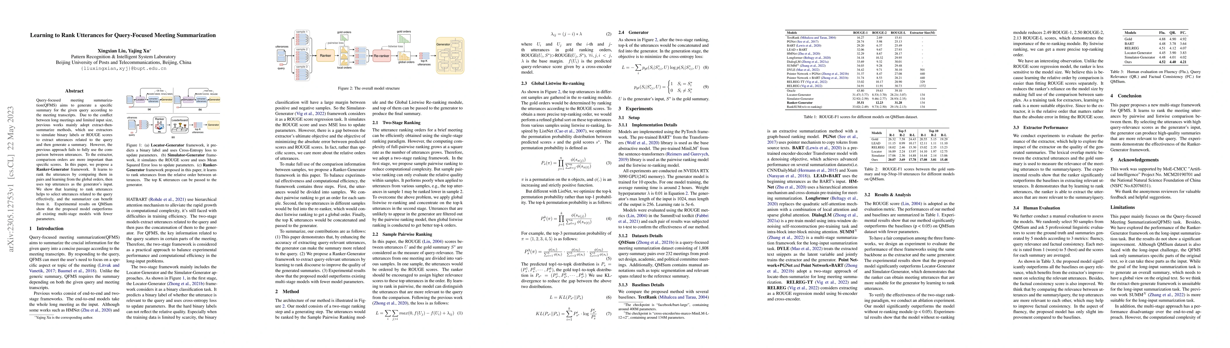Thumbnail for Learning to Rank Utterances for Query-Focused Meeting Summarization
