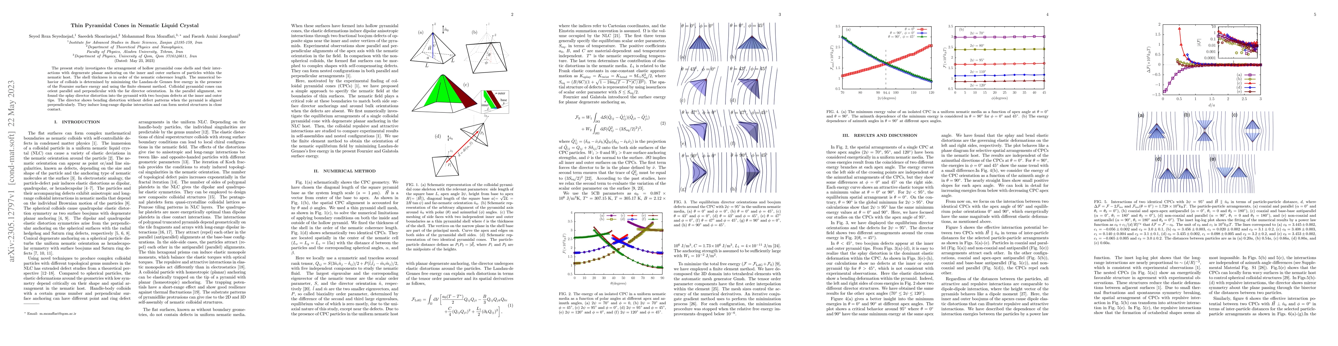 Thumbnail for Thin Pyramidal Cones in Nematic Liquid Crystal