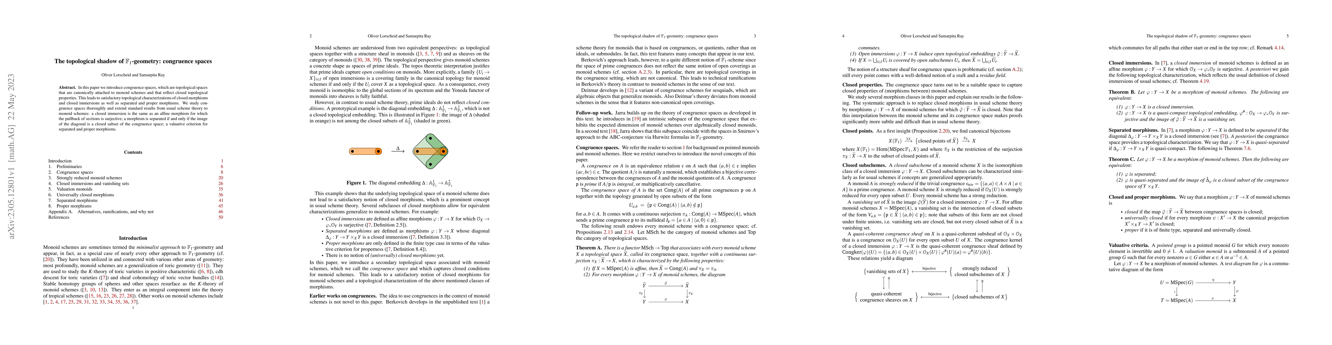 Thumbnail for The topological shadow of F1-geometry: congruence spaces