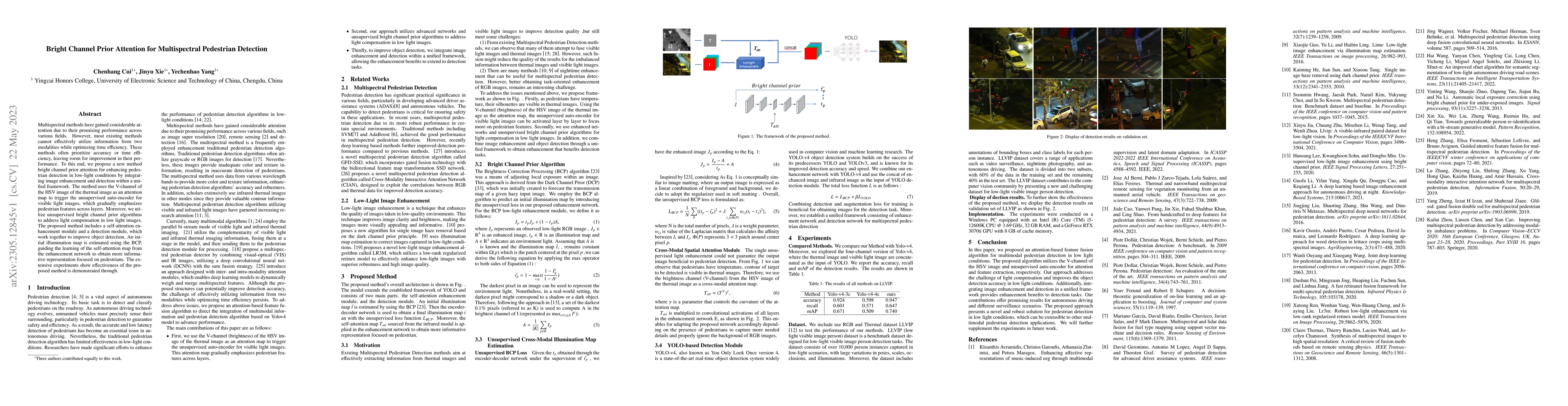 Thumbnail for Bright Channel Prior Attention for Multispectral Pedestrian Detection