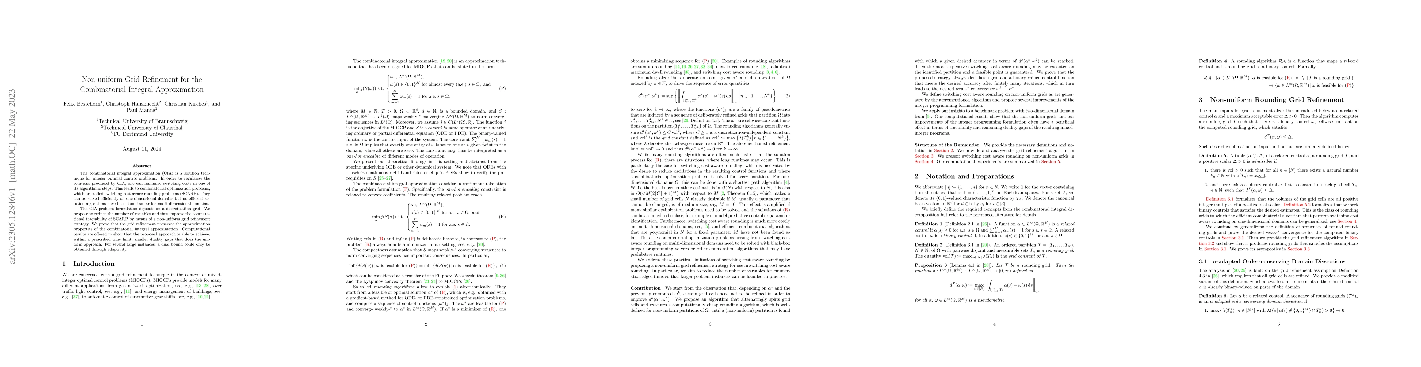 Thumbnail for Non-uniform Grid Refinement for the Combinatorial Integral Approximation