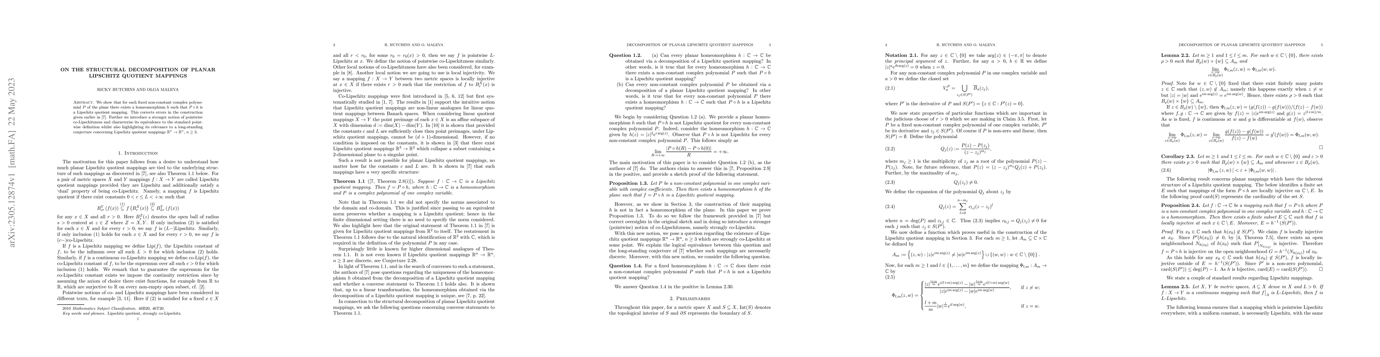 Thumbnail for On the structural decomposition of planar Lipschitz quotient mappings