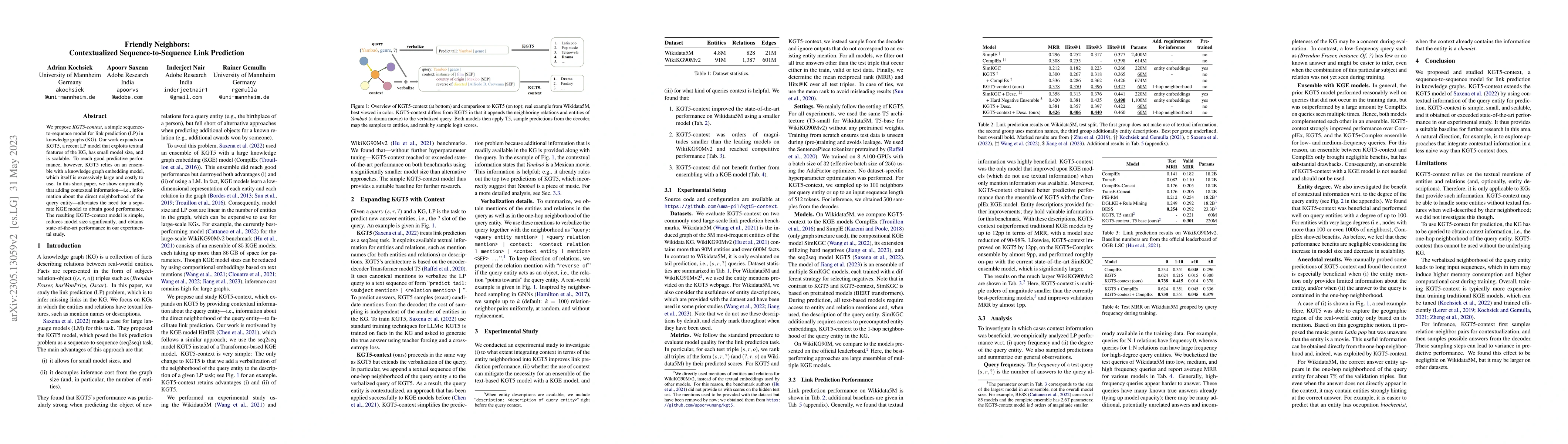 Thumbnail for Friendly Neighbors: Contextualized Sequence-to-Sequence Link Prediction