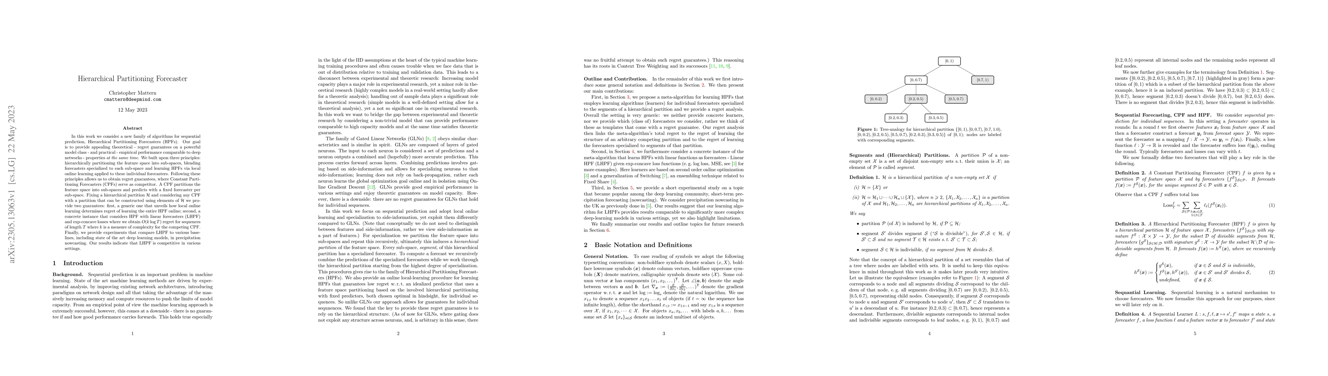Thumbnail for Hierarchical Partitioning Forecaster