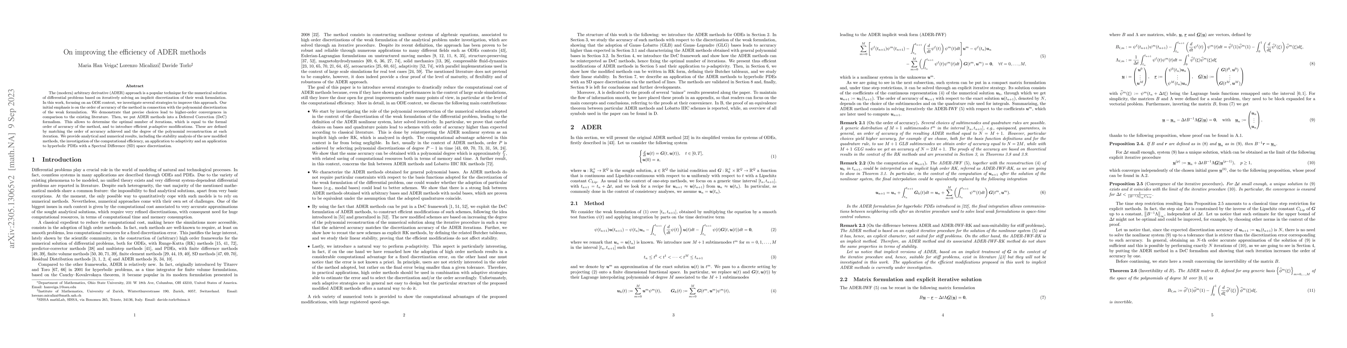 Thumbnail for On improving the efficiency of ADER methods