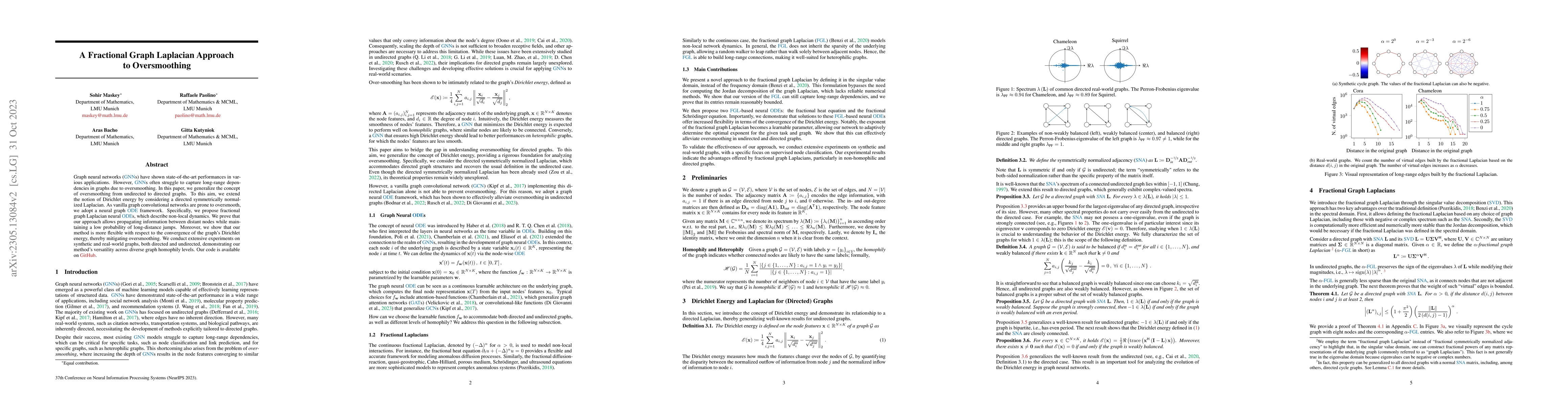 Thumbnail for A Fractional Graph Laplacian Approach to Oversmoothing
