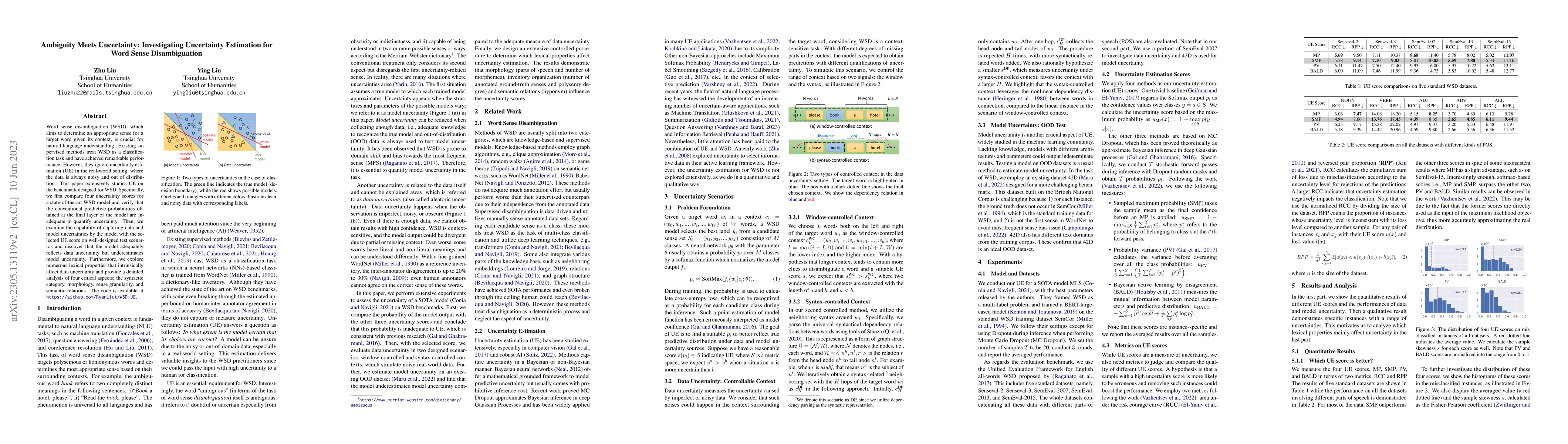 Thumbnail for Ambiguity Meets Uncertainty: Investigating Uncertainty Estimation for
  Word Sense Disambiguation