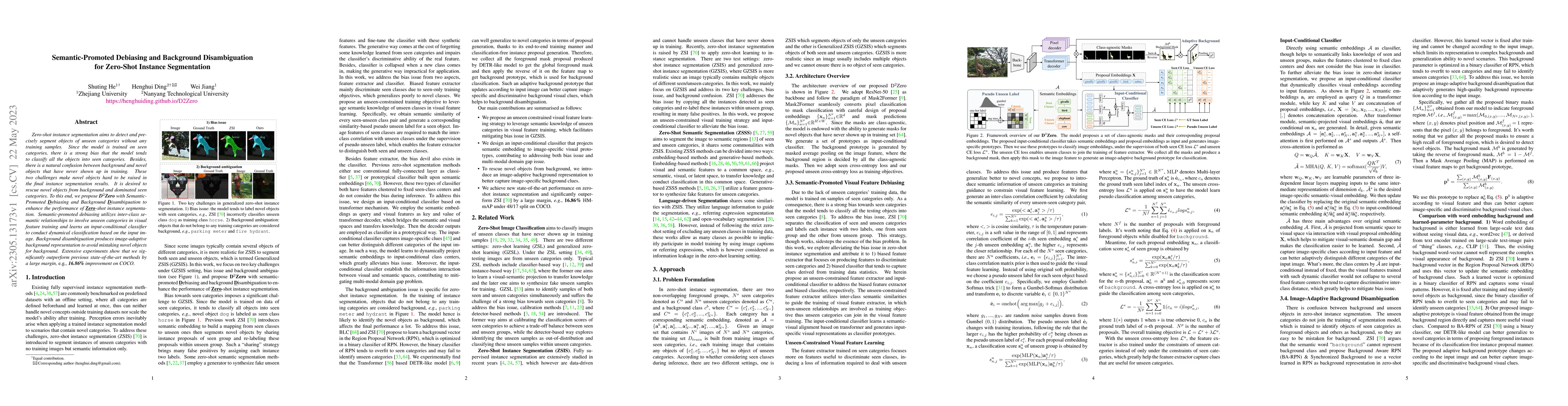 Thumbnail for Semantic-Promoted Debiasing and Background Disambiguation for Zero-Shot
  Instance Segmentation