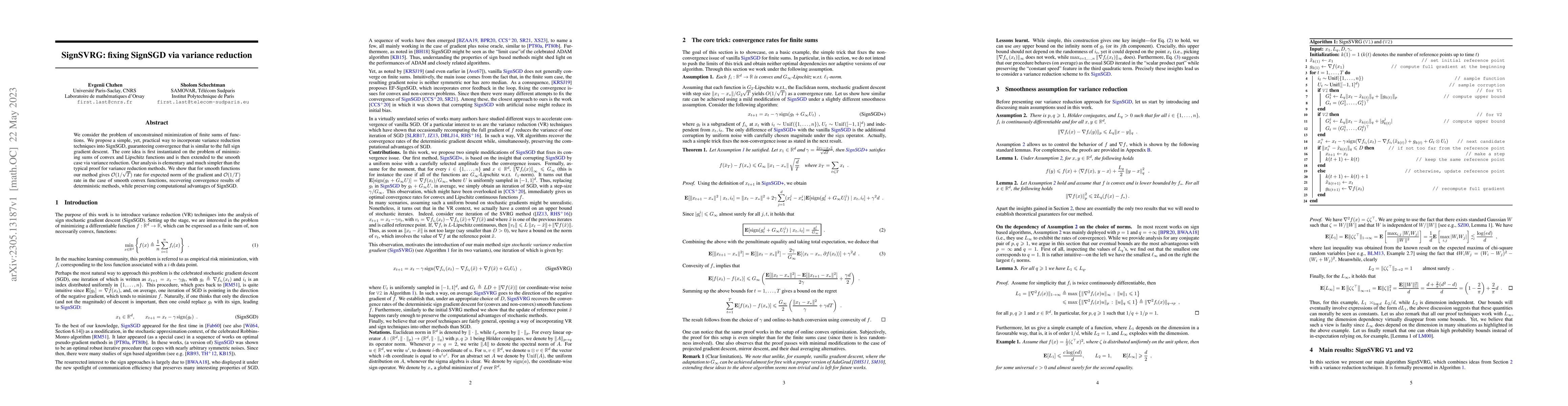 Thumbnail for SignSVRG: fixing SignSGD via variance reduction