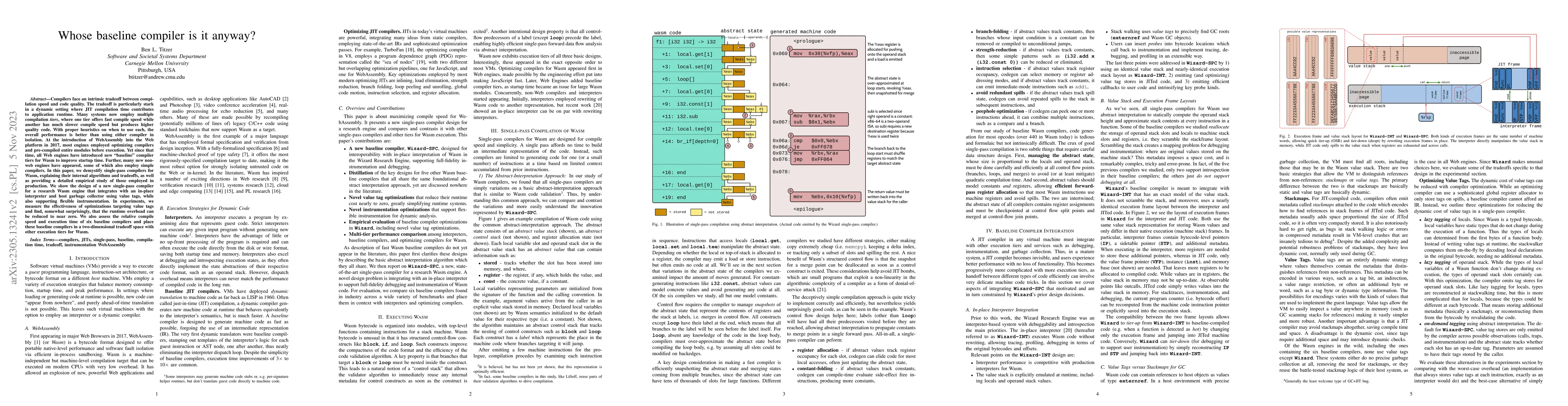 Thumbnail for Whose baseline compiler is it anyway?