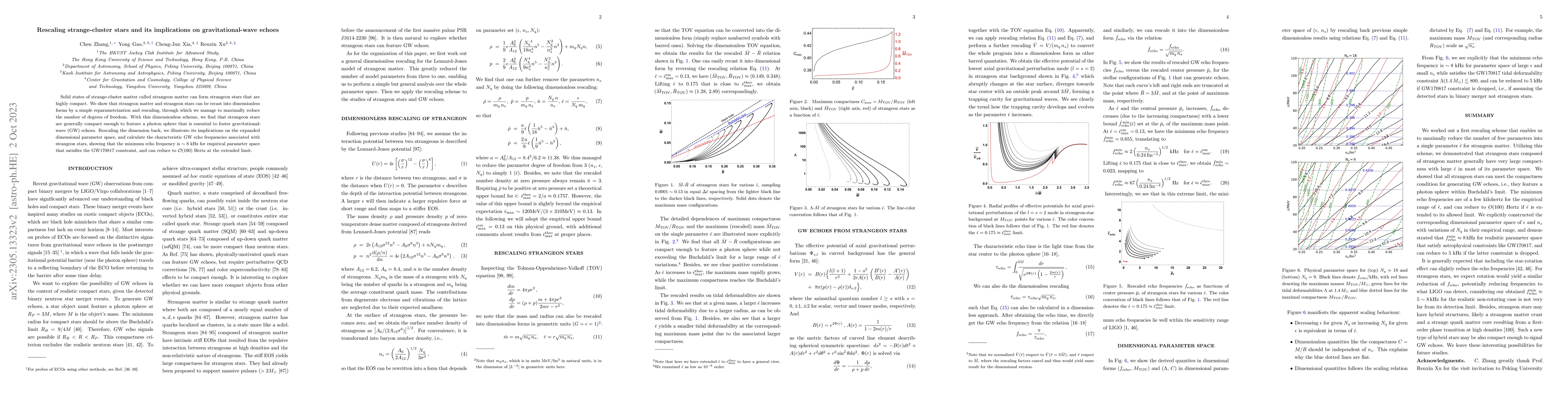 Thumbnail for Rescaling strange-cluster stars and its implications on
  gravitational-wave echoes