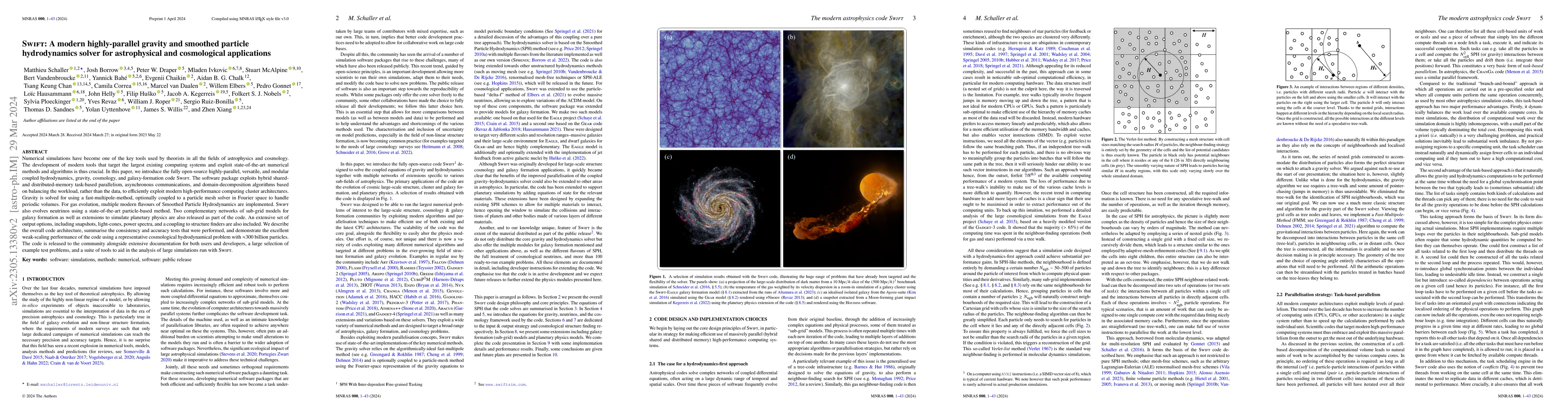 Thumbnail for SWIFT: A modern highly-parallel gravity and smoothed particle
  hydrodynamics solver for astrophysical and cosmological applications