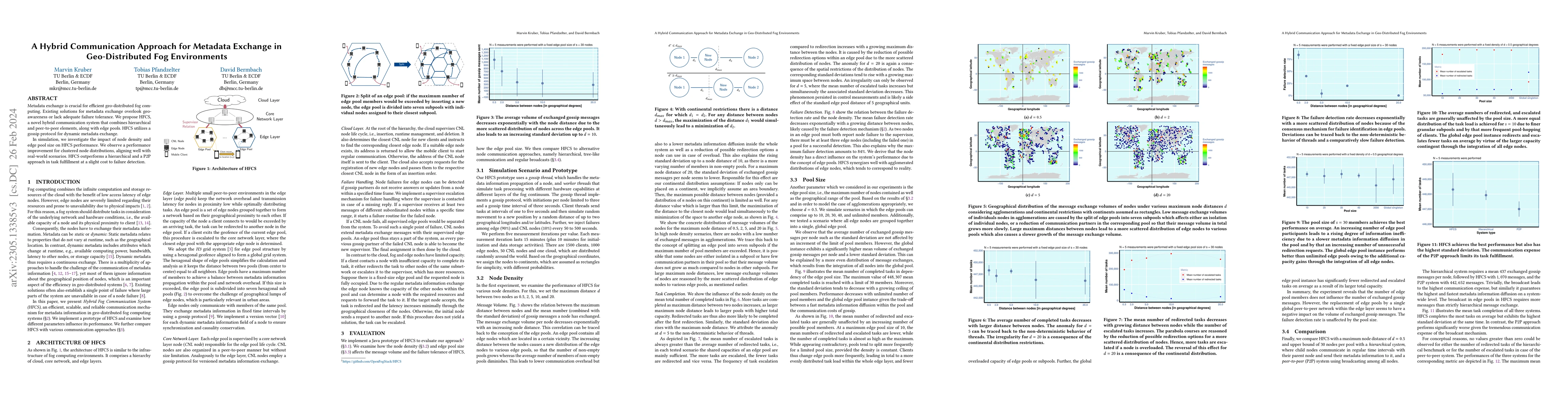 Thumbnail for A Hybrid Communication Approach for Metadata Exchange in Geo-Distributed
  Fog Environments