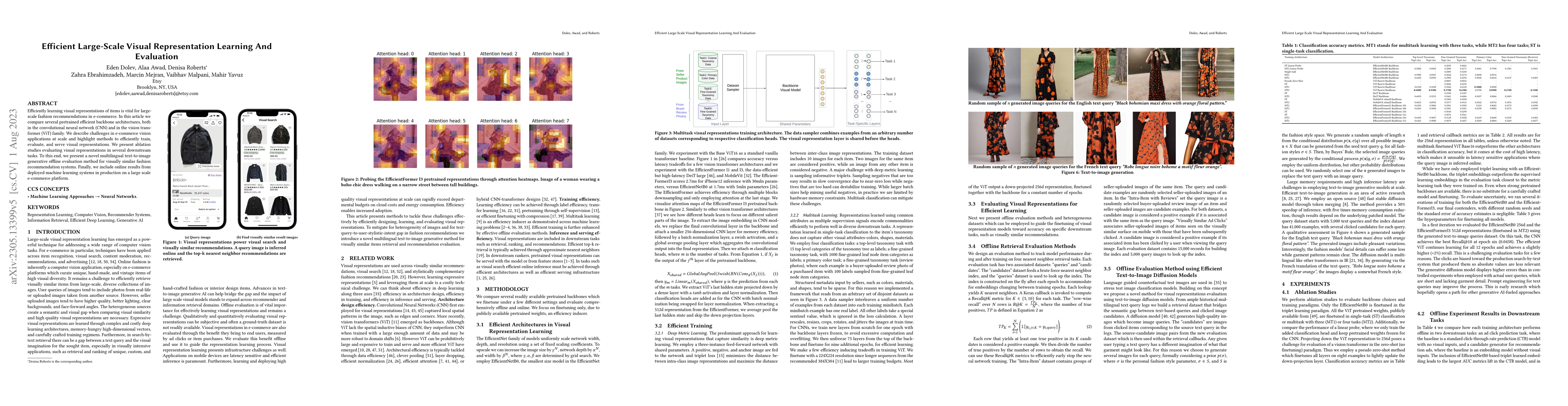 Thumbnail for Efficient Large-Scale Visual Representation Learning And Evaluation