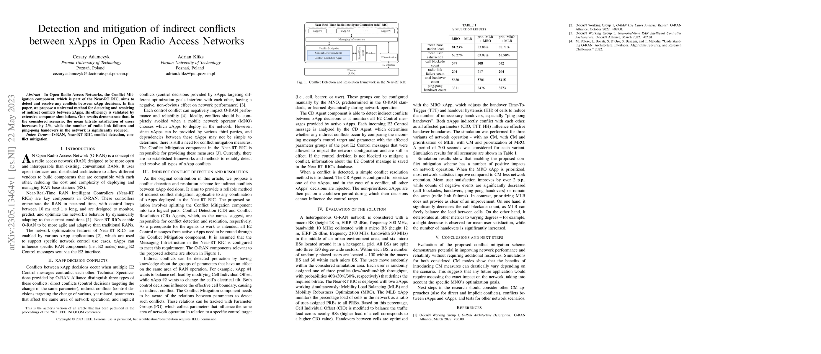 Thumbnail for Detection and mitigation of indirect conflicts between xApps in Open
  Radio Access Networks