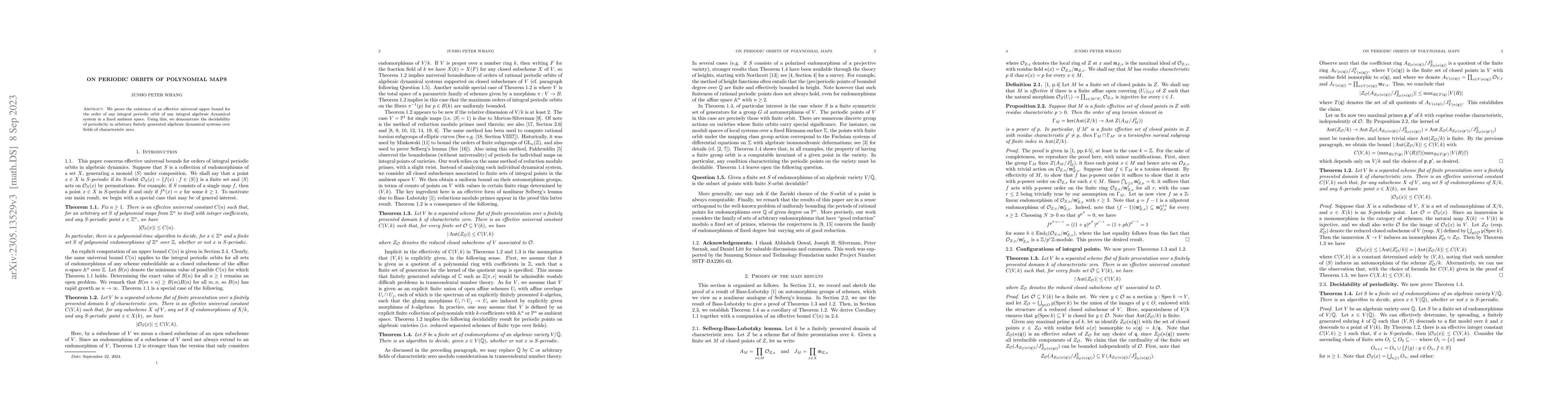 Thumbnail for On periodic orbits of polynomial maps