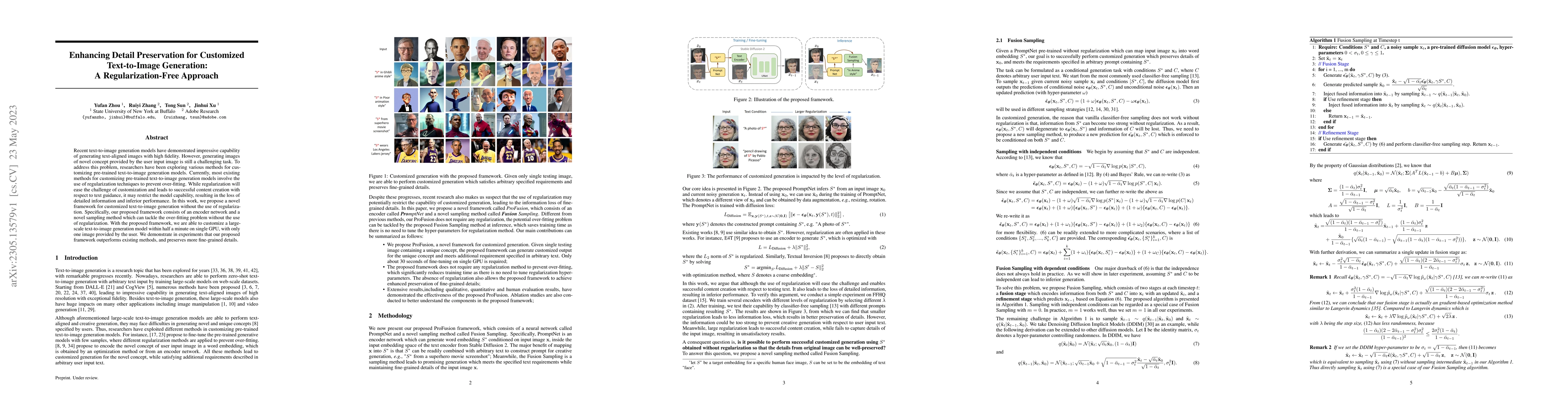 Thumbnail for Enhancing Detail Preservation for Customized Text-to-Image Generation: A
  Regularization-Free Approach